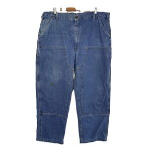 Carhartt Double Knee B273 DST Dungaree Fit Carpenter Jeans Mens 42x30 Y2K 2010